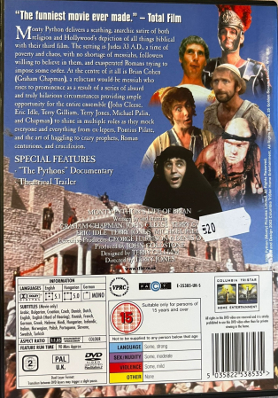 Monty Python's Life of Brian (DVD) [1]