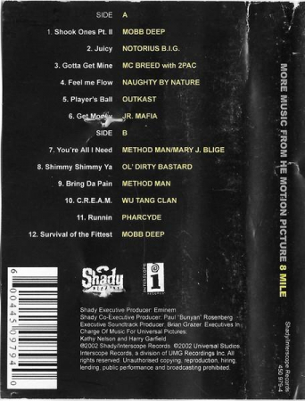 More Music From 8 Mile , (Casetă Audio)