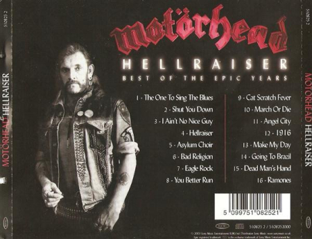 Motörhead – Hellraiser - Best Of The Epic Years (CD) [1]