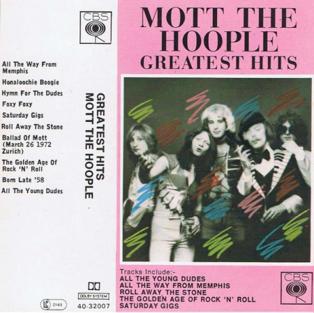 Casete audio - Mott The Hoople - Greatest Hits (Caseta Audio)