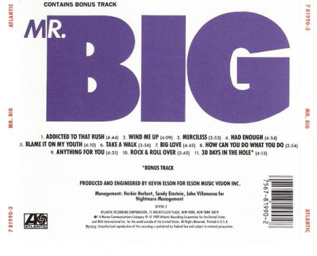 Mr. Big - Mr. Big (CD) [1]