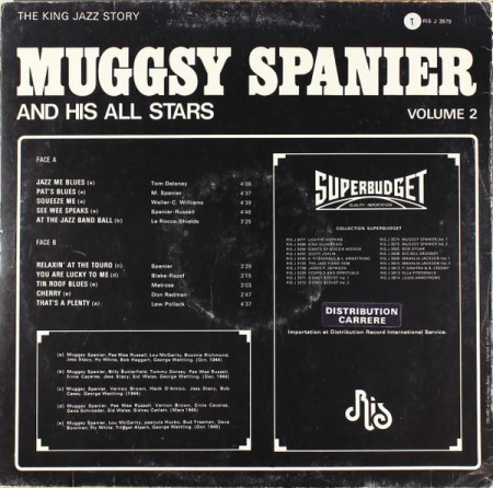 Muggsy Spanier And His All Stars - Muggsy Spanier And His All Stars Volume 2 (Disc Vinil) [1]