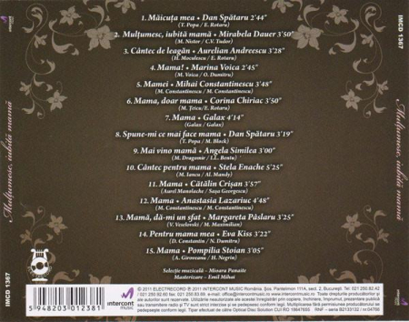 Mulțumesc Iubită Mamă, (CD) [1]