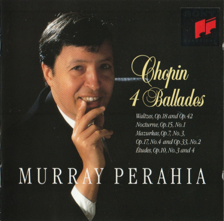 Noutăți - Murray Perahia – Chopin - 4 Ballades (CD)