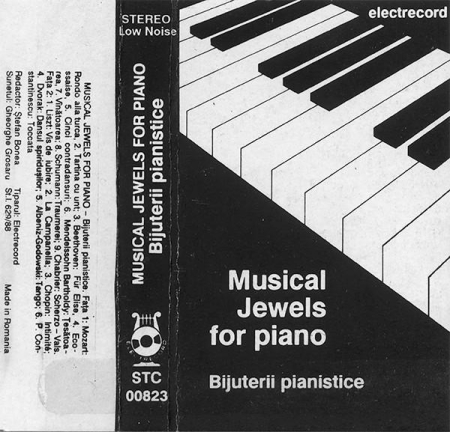 Casete audio - Musical Jewels For Piano = Bijuterii Pianistice (Caseta Audio)