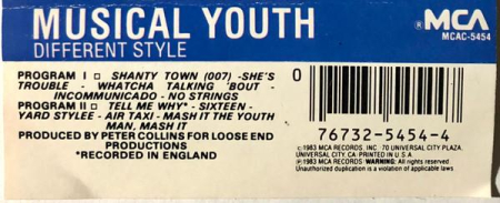 Musical Youth - Different Style! [1]