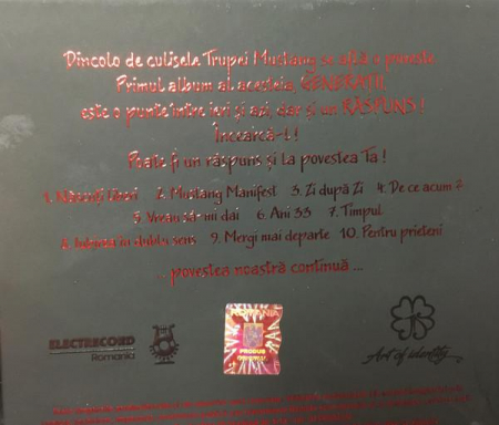 Mustang - Generații, (CD) [1]