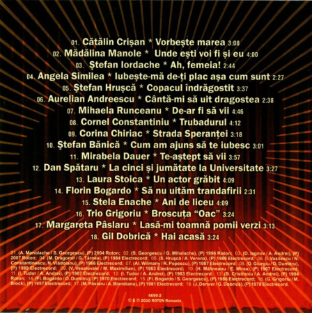 Muzica Romaneasca - Cantece de Neuitat Vol. 1 (CD) [1]