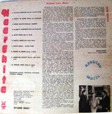 Naarghita - Arabian Lyric Music, (Disc Vinil) [1]