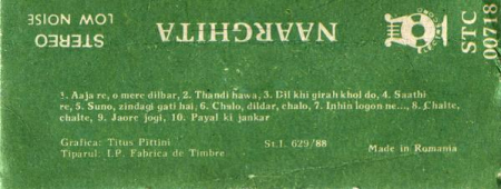 Naarghita - Indian Light - Classical Songs (Caseta Audio) [1]