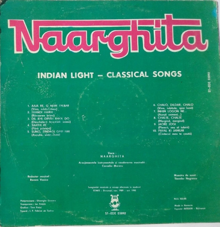 Naarghita – Indian Light - Classical Songs (VINIL) [1]