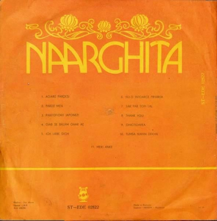 Naarghita - Melodii Din Filme Indiene, (Disc Vinil) [1]