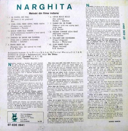 Naarghita - Melodii Din Filme Indiene, (Disc Vinil) [1]