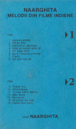 Naarghita - Melodii Din Filme Indiene (Caseta Audio) [1]