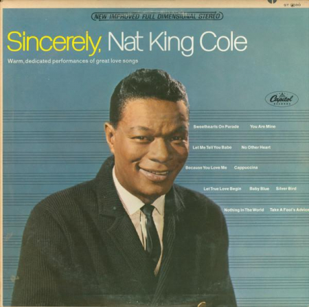 Nat King Cole - Sincerely, Nat King Cole, (Disc Vinil) [0]
