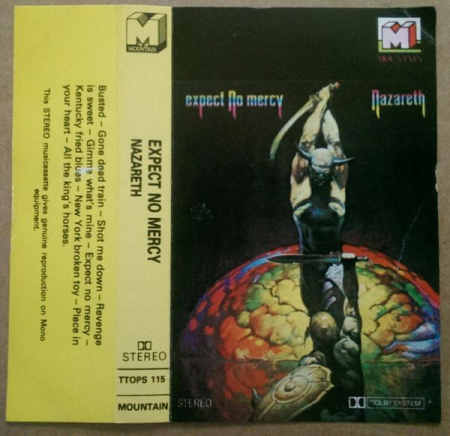 Casete audio - Nazareth - Expect No Mercy (Caseta Audio)
