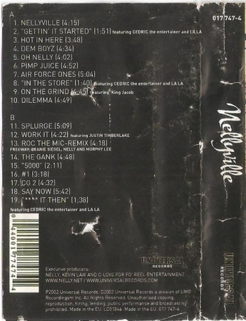Nelly - Nellyville , (Casetă Audio) [1]