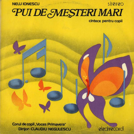 Muzică Ușoară - Nelu Ionescu - Pui De Meșteri Mari, (Disc Vinil)