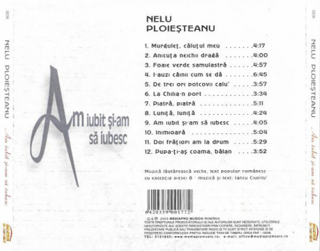 Nelu Ploieșteanu - Am Iubit Și-am Să Iubesc, (CD) [1]