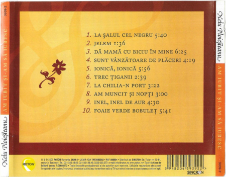 Nelu Ploieșteanu - Am Iubit Și-am Să Iubesc (CD) [1]
