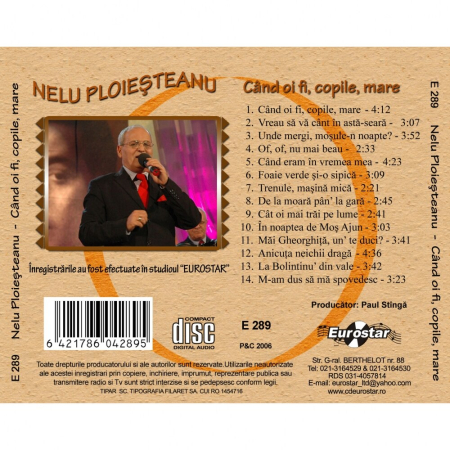 Nelu Ploiesteanu - Cand Oi Fi, Copile, Mare (CD) [1]
