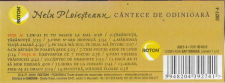 Nelu Ploieșteanu - Cântece De Odinioară (Caseta Audio) [1]