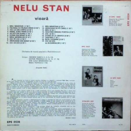 Nelu Stan - Vioară, (Disc Vinil) [1]