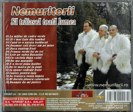 Nemuritorii - Să Trăiască Toată Lumea (CD) [1]