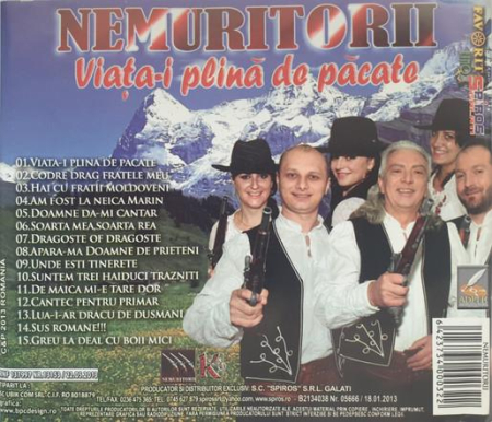 Nemuritorii - Viața-i Plină De Păcate (CD) [1]