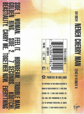 Neneh Cherry - Man (Caseta Audio) [1]