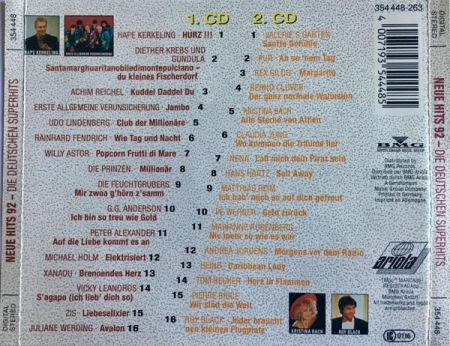 Neue Hits 92 - Die Deutsche Doppel-CD (CD) [1]
