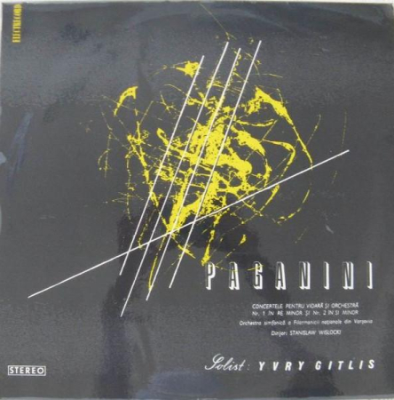 Discuri vinil - Niccolò Paganini - Concertele Pentru Vioară Și Orchestră Nr. 1 În Re Minor Și Nr. 2 în Si Minor