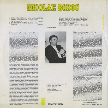 Nicolae Boboc – Triptych Of Hunedoara / Hălmagiu Land / Divertimento In Classical Style (VINIL) [1]