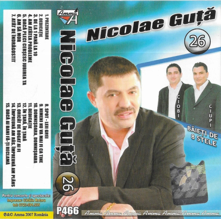 Casete audio - Nicolae Guță – 26 (CASETA)