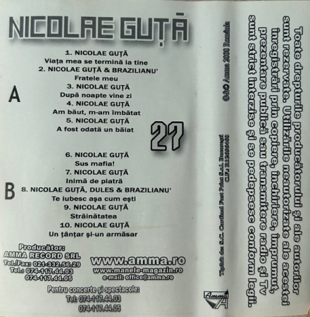 Nicolae Guță – 27 (CASETA) [1]