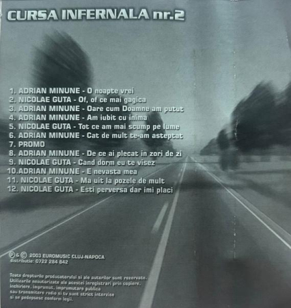 Nicolae Guță - Cursa Infernala Nr.2 (Caseta Audio) [1]