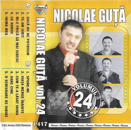 Nicolae Guță - Nicolae Guță Volumul 24, (Casetă Audio) [1]