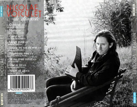 Nicolae Voiculeț - De Dragoste , (CD) [1]
