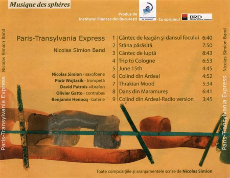 Nicolas Simion Group - Paris-Transylvania Express, (CD) [1]