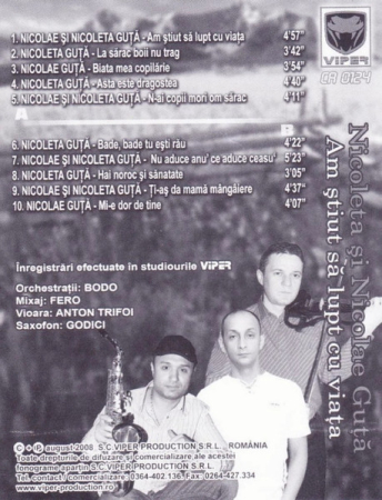 Nicoleta* Și Nicolae Guță – Am Știut Să Lupt Cu Viața (CASETA) [1]