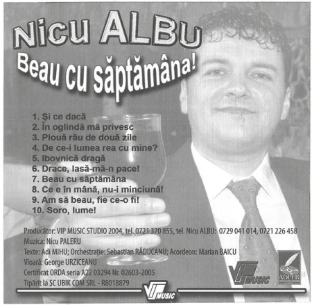 Nicu Albu - Beau Cu Săptămâna! (CD) [1]