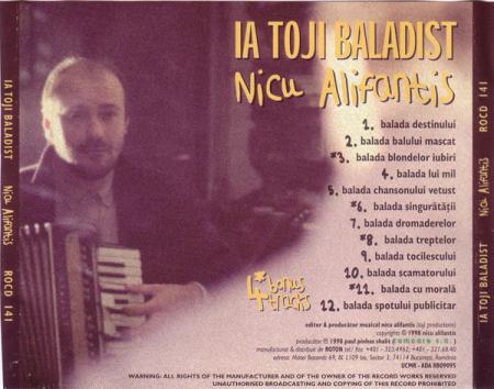 Nicu Alifantis – Ia Toji Baladist (CD) [1]