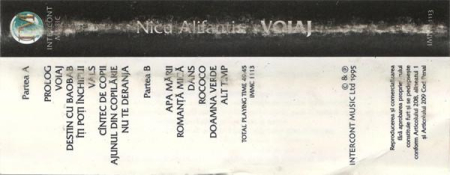 Nicu Alifantis - Voiaj (Caseta Audio) [1]