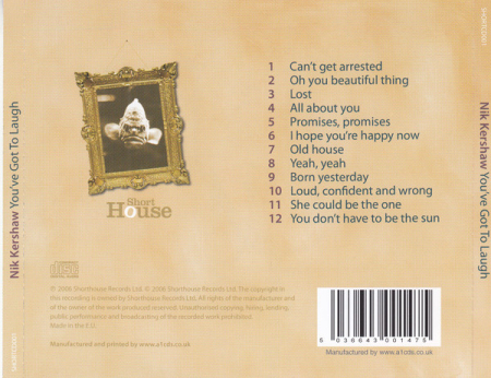 Nik Kershaw - You've Got To Laugh (CD) [1]