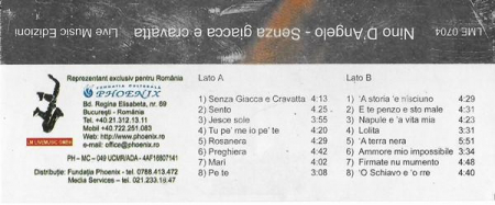 Nino D'Angelo - Senza Giacca E Cravatta , (Casetă Audio) [1]