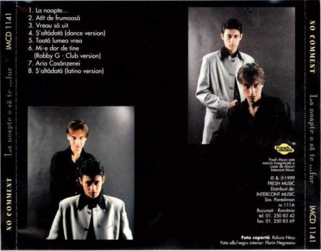 No Comment - La Noapte O Să Te... Fur, (CD) [1]
