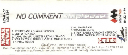 No Comment - Striptease , (Casetă Audio) [1]