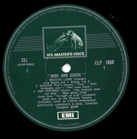 Noël Coward - Noel And Gertie, (Disc Vinil) [1]