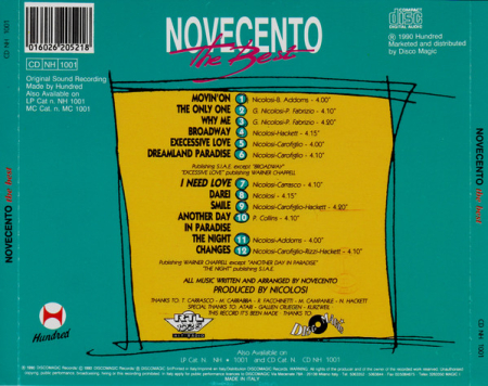 Novecento - The Best (CD) [1]
