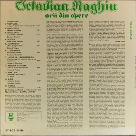 Octavian Naghiu - Arii Din Opere, (Disc Vinil) [1]